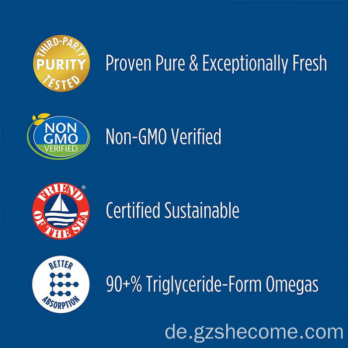 Omega 3 Softgele High Potency Fischöls Supplement